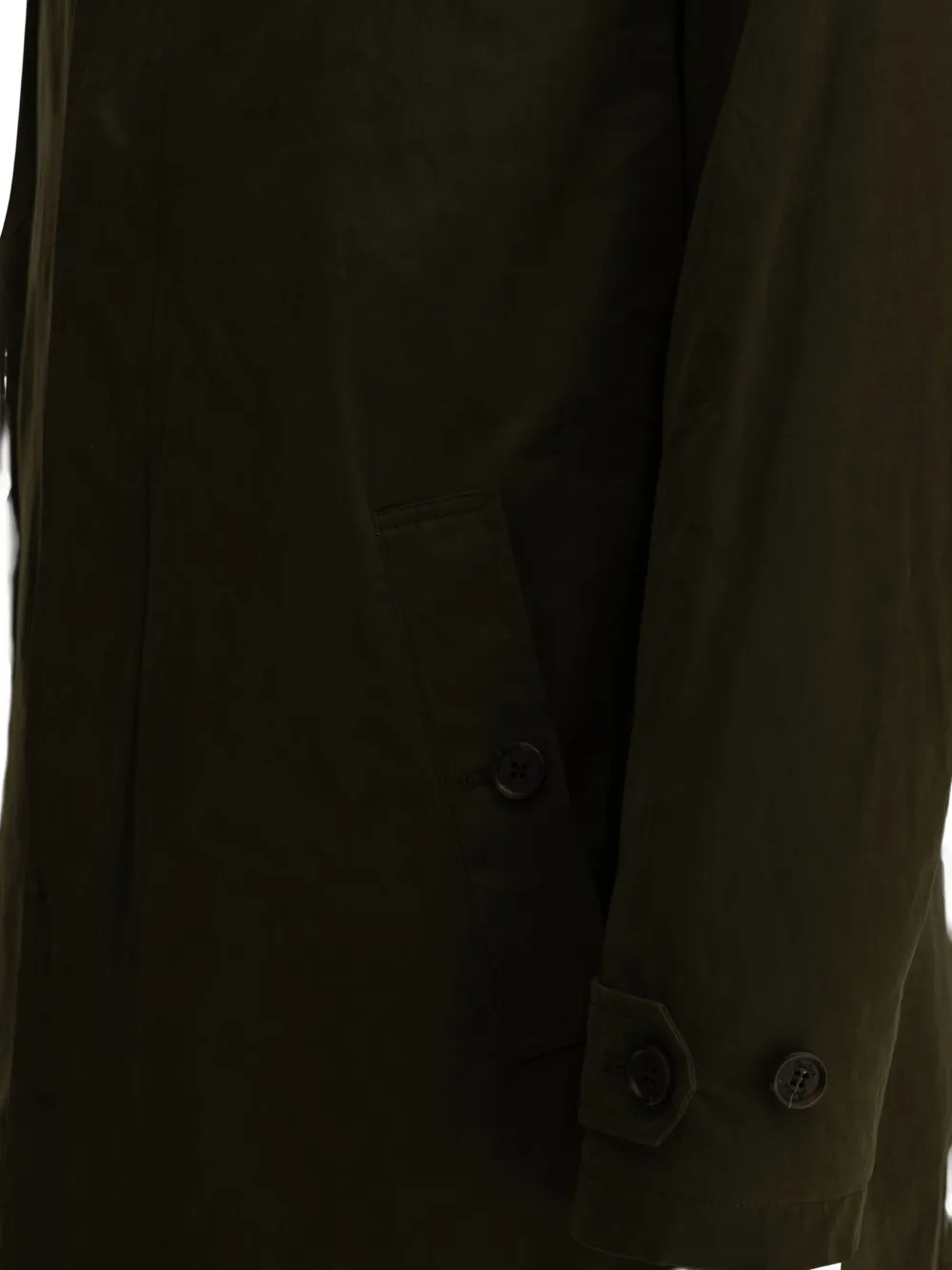 Sealup Button-up jas met enkele rij knopen Groen