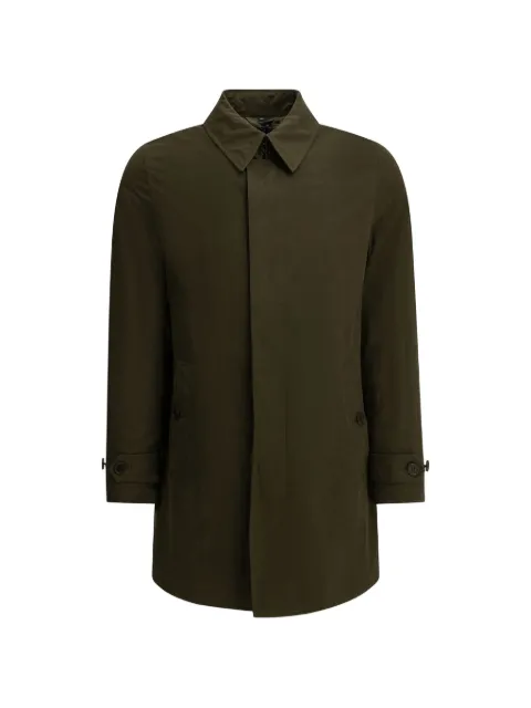 Sealup button-up single-breasted coat