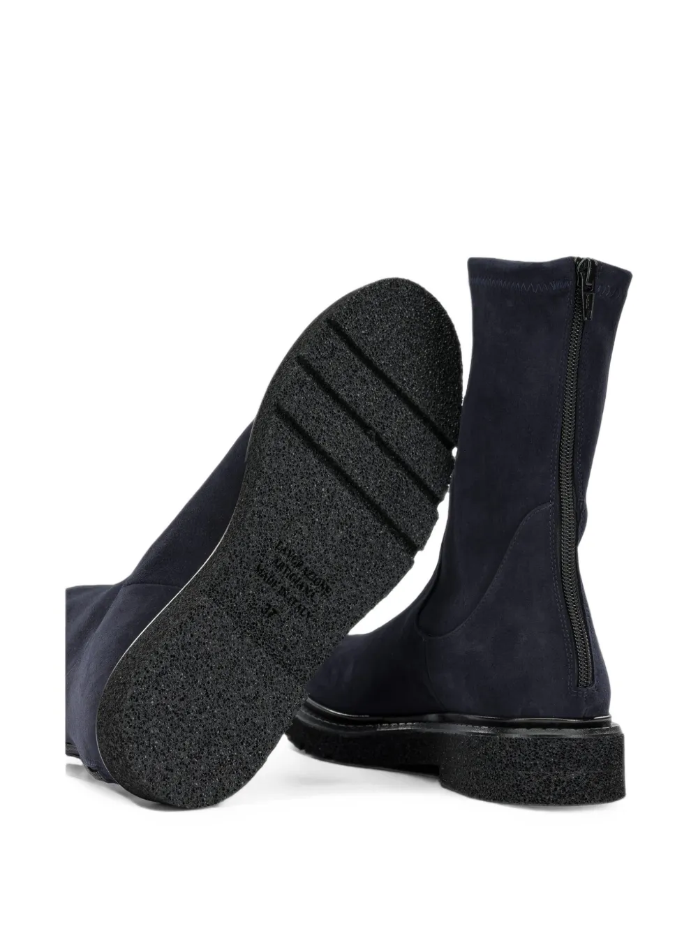 GUGLIELMO ROTTA suede ankle boots Blauw