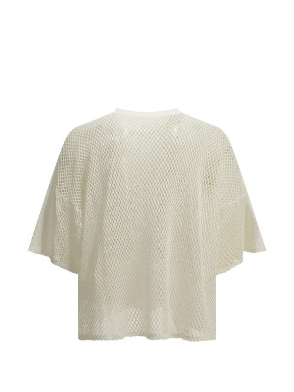 KAPITAL graphic-print mesh-back T-shirt | Neutrals | FARFETCH