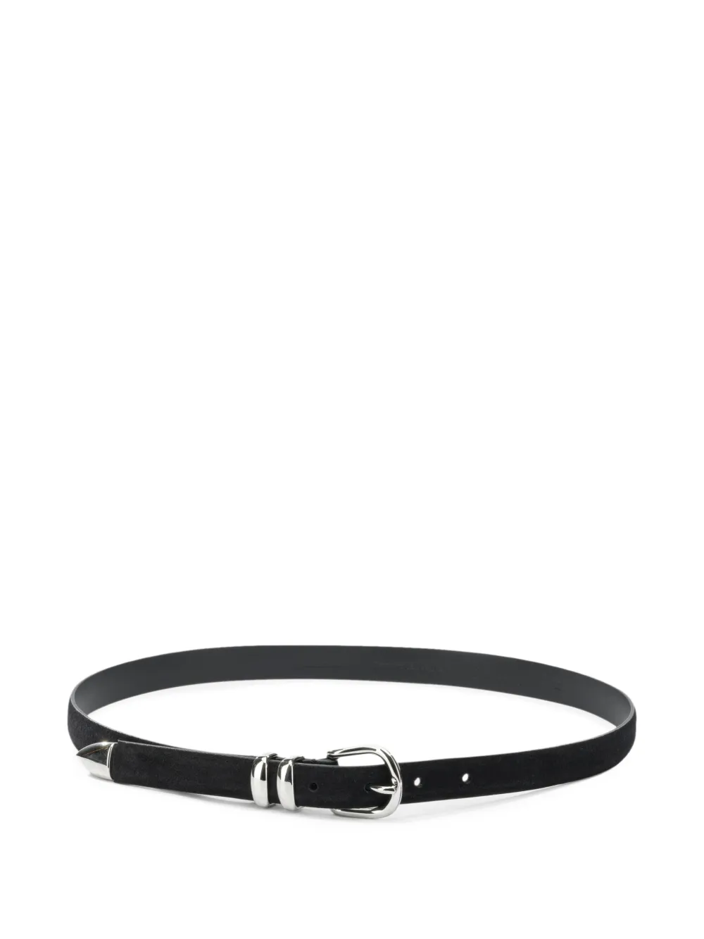 Anderson's buckle-fastening suede belt - Nero