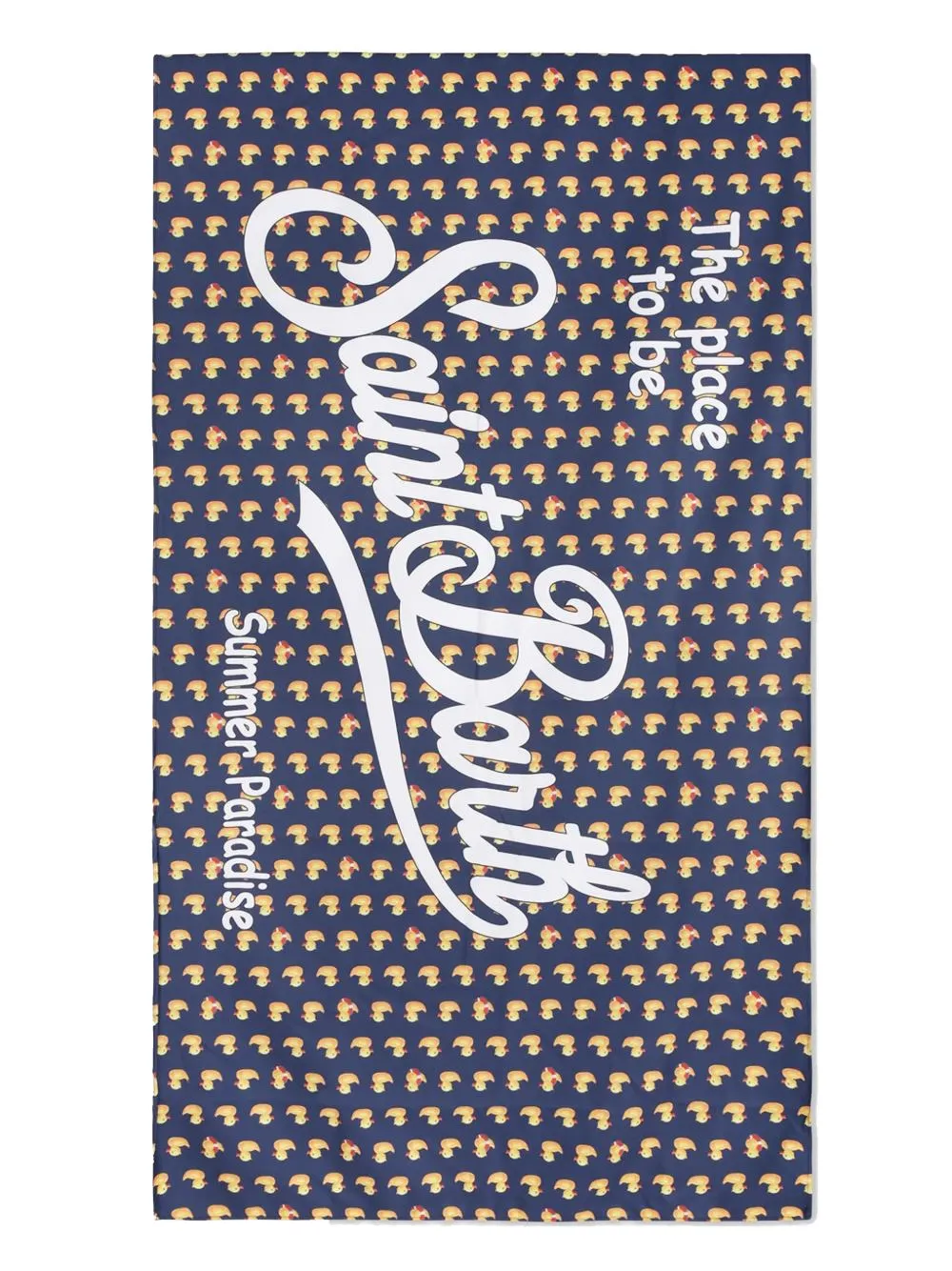 Mc2 Saint Barth Aidan Duck-print Beach Towel In Blue