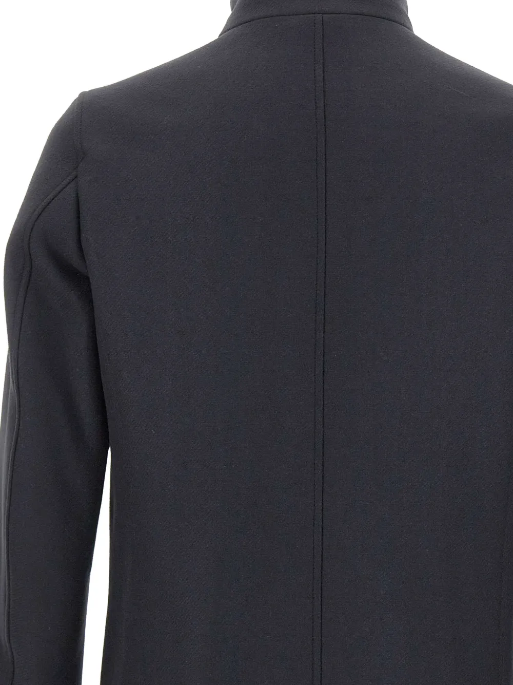 Herno Jas met enkele rij knopen Blauw