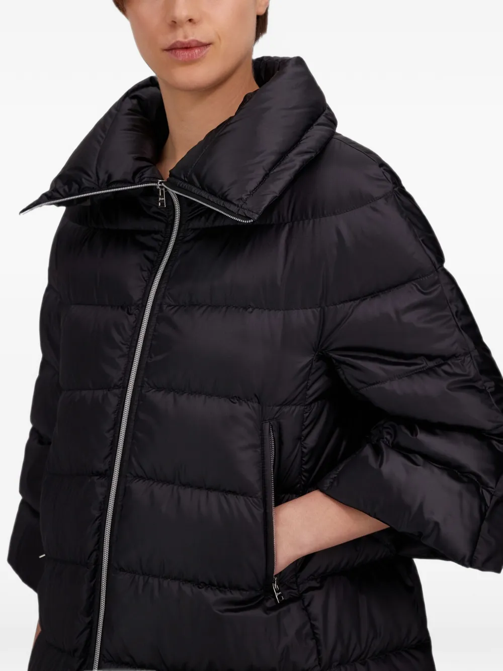 Herno Cleofe gewatteerd jack Zwart