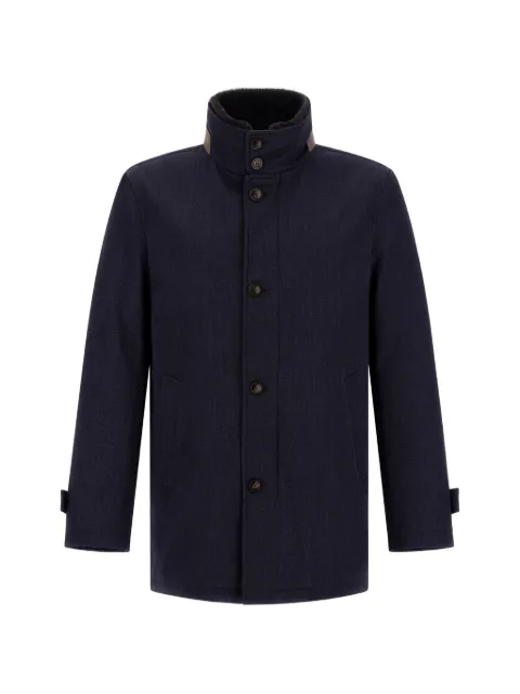 Herno button-fastening jacket