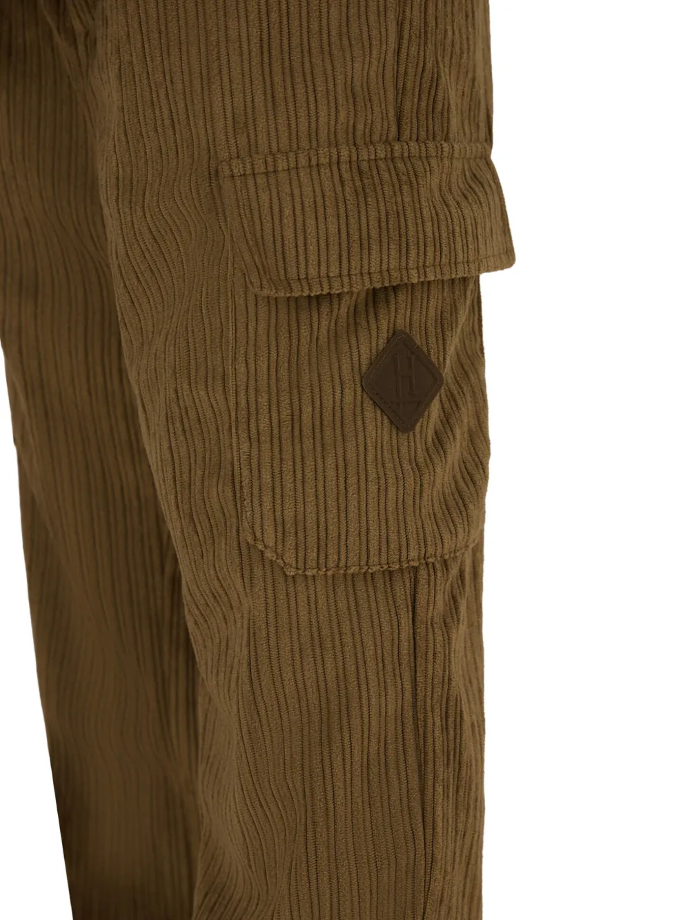 Herno Kids Ribfluwelen broek Bruin