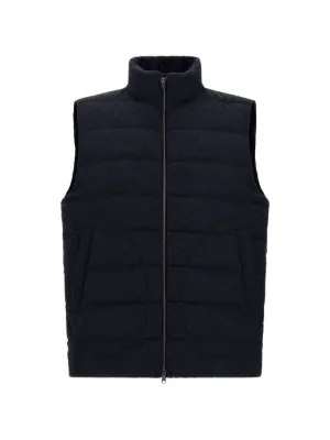 Herno モックネック ダウンベスト | ブルー | FARFETCH JP