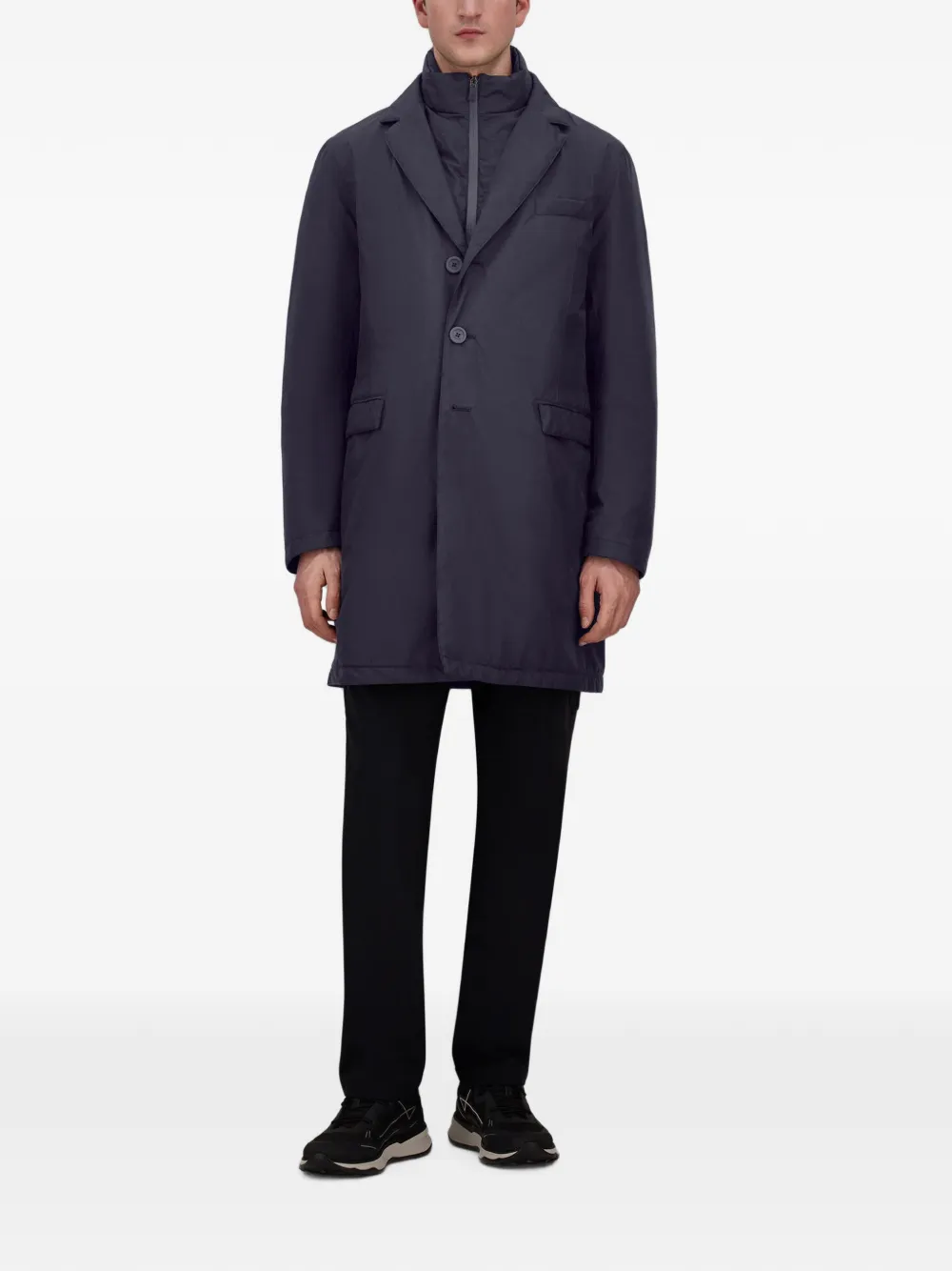Herno GORE-TEX jas met afneembare slab Blauw