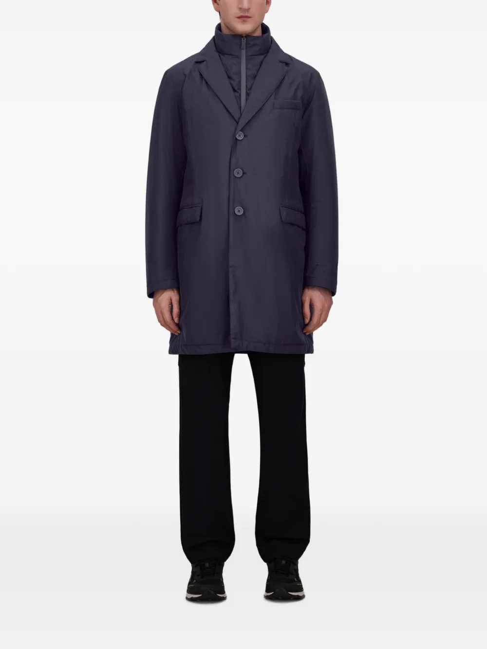 Herno GORE-TEX jas met afneembare slab Blauw