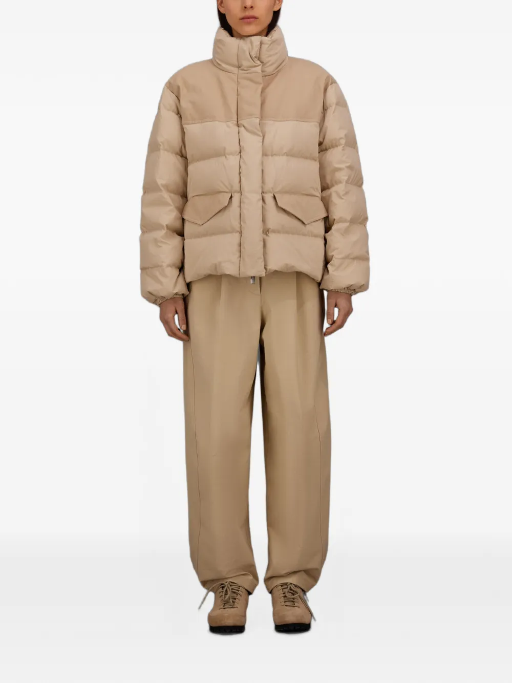 Laminar Gewatteerd ski-jack Beige