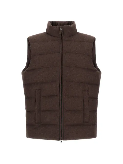 Herno quilted cashmere-silk gilet