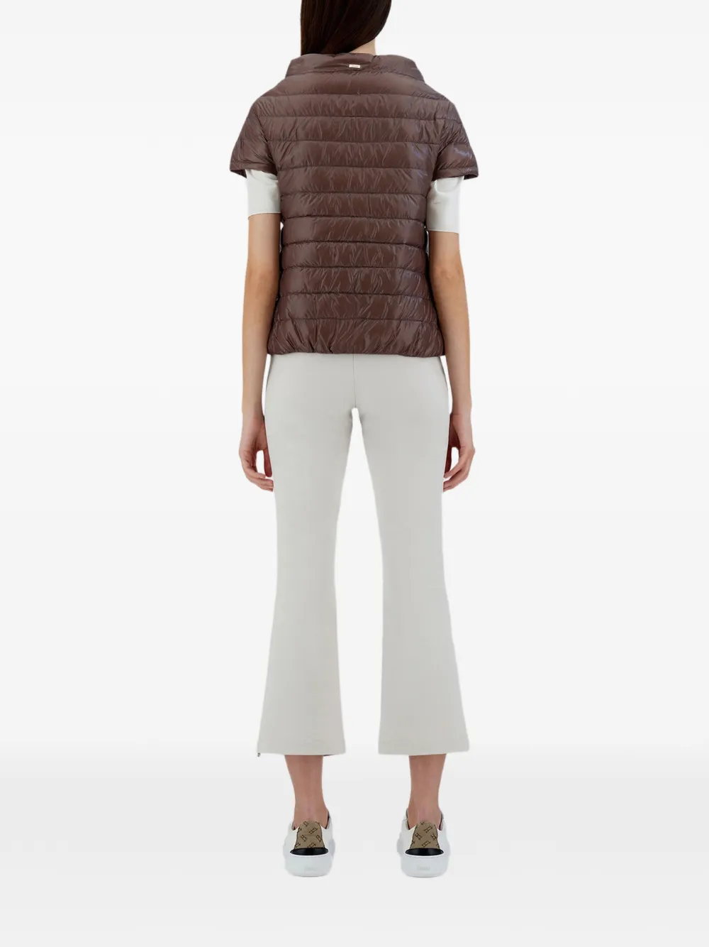 Herno Emilia gewatteerde bodywarmer Bruin
