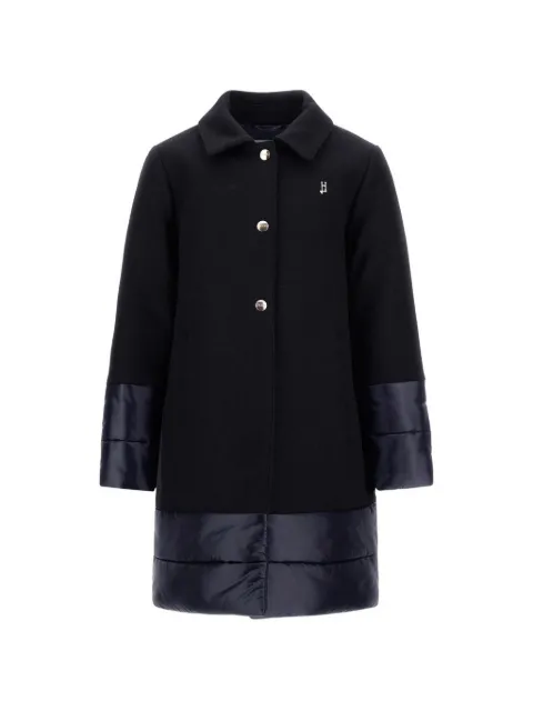 Herno Kids Nylon Ultralight paneled coat