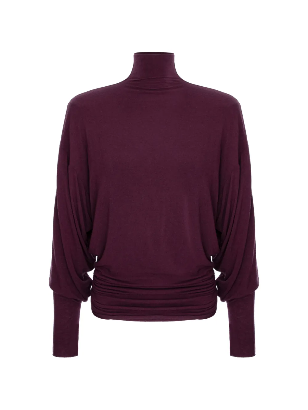 MANURÍ Romy padded-shoulder blouse - Viola