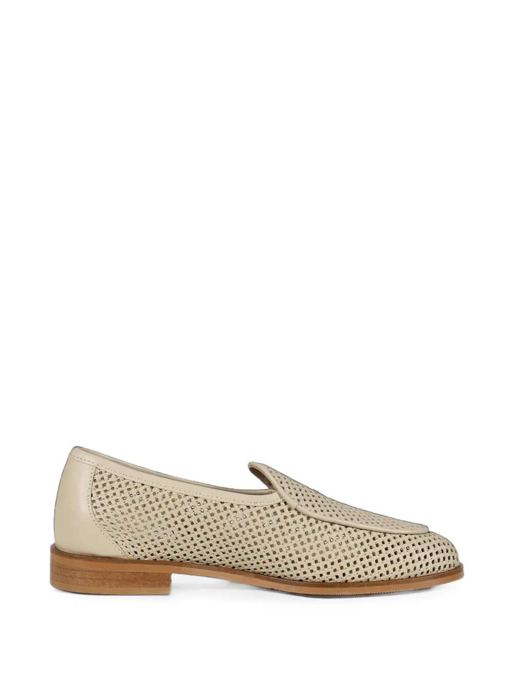 Jacques Solovière Paris Jacques New perforated loafers Beige