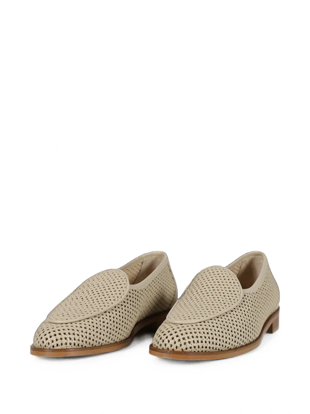Jacques Solovière Paris Jacques New perforated loafers Beige