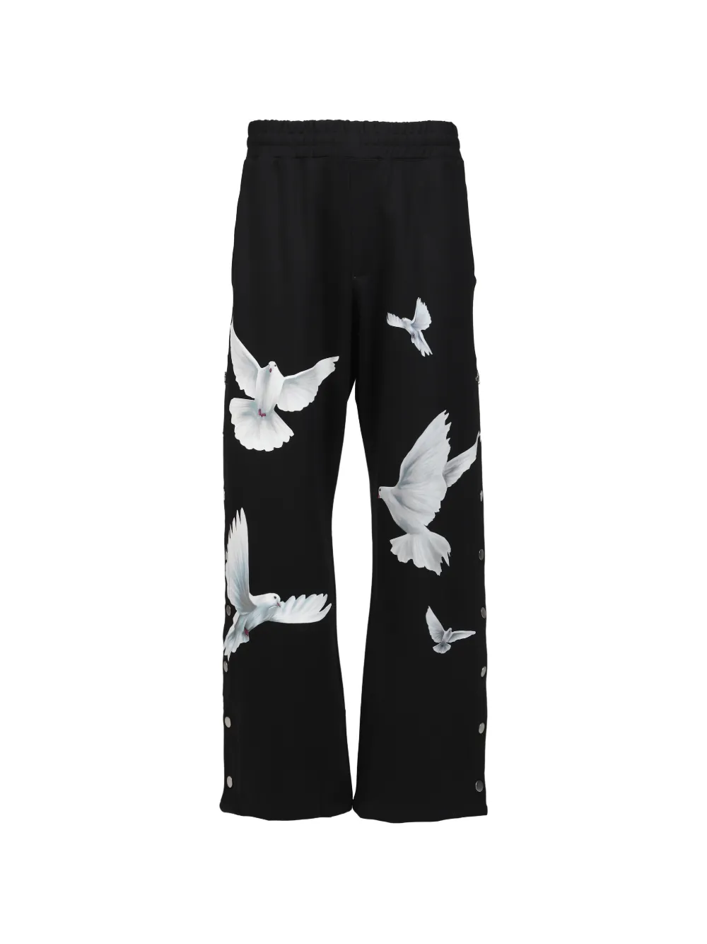 3.PARADIS Freedom Doves track pants - Nero