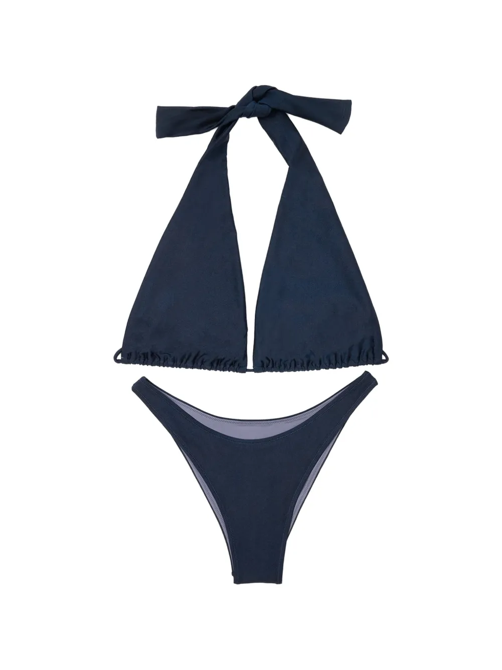 ELEGANCIA Midnight halterneck bikini - Blu