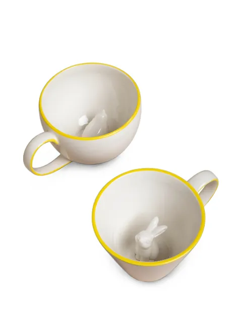 CU I SEEYOU animal-detail mugs (set of two)