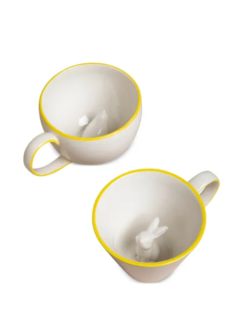 CU I SEEYOU animal-detail mugs (set of two)