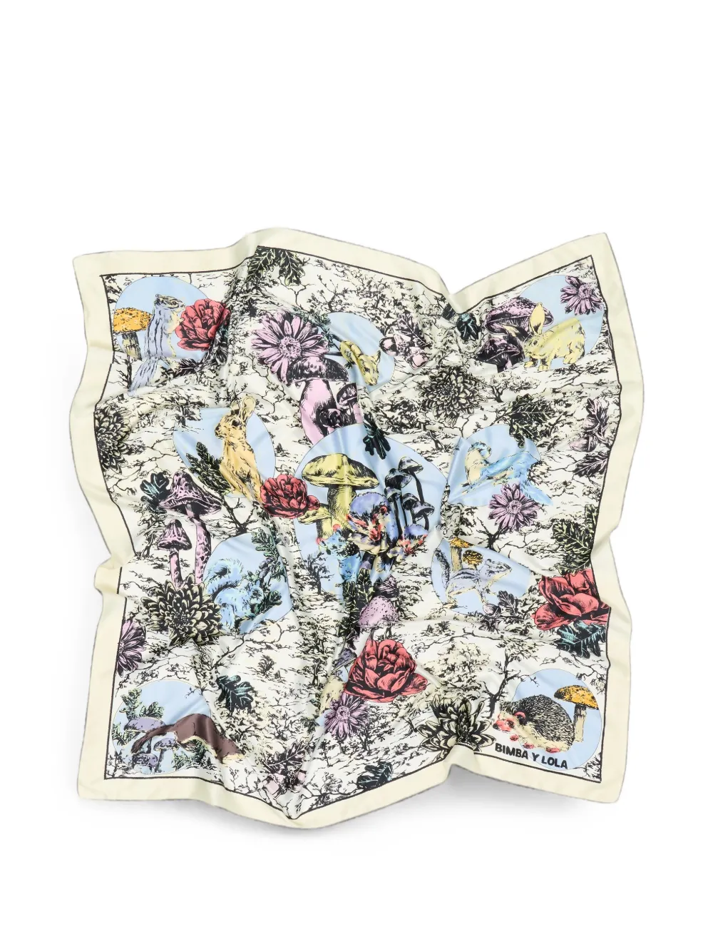 BIMBA Y LOLA Ivory Forest sjaal Beige
