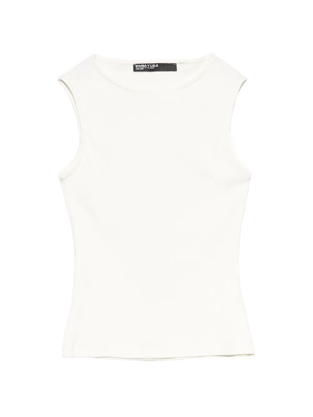 BIMBA Y LOLA Top con scollo a barca - Bianco