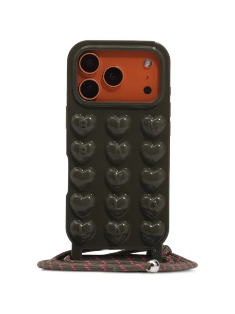 BIMBA Y LOLA dark green shiny silicone case for iPhone 17 PRO