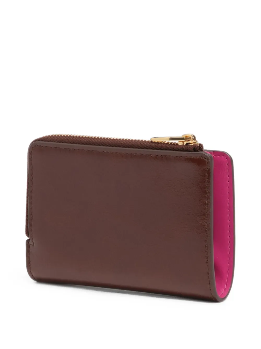 BIMBA Y LOLA Compacte leren portemonnee Bruin