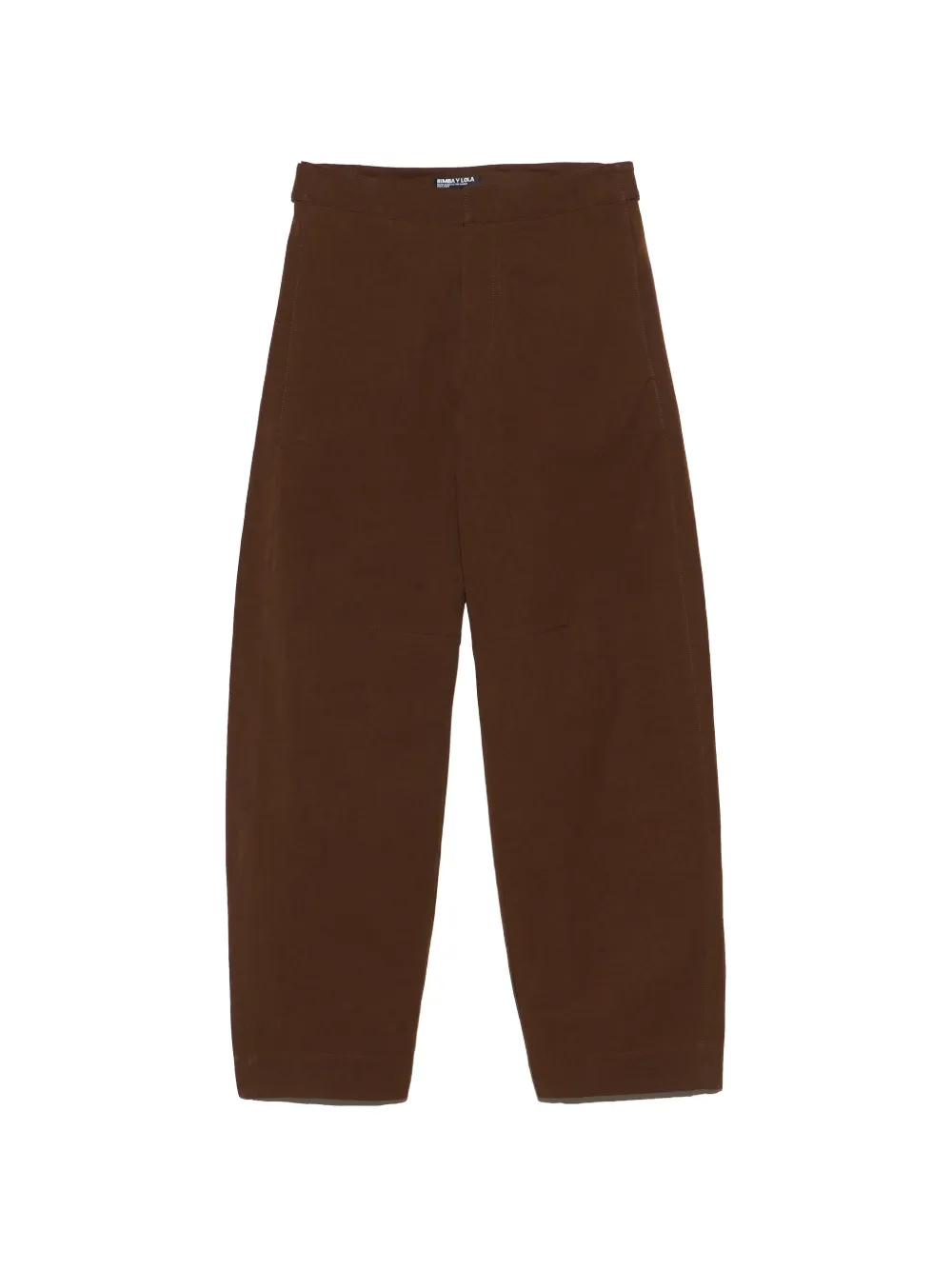 BIMBA Y LOLA oak barrel-leg trousers with adjustable waist