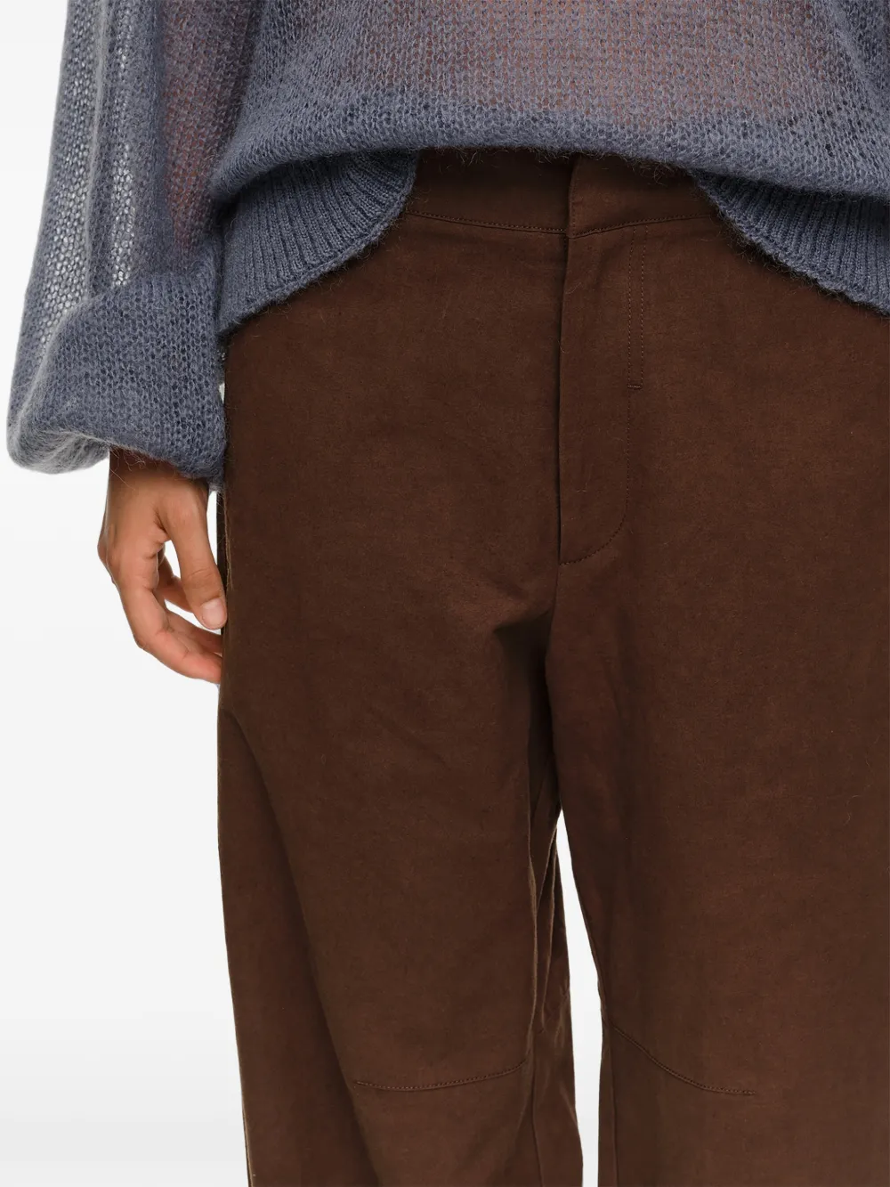 BIMBA Y LOLA Oak broek met verstelbare taille Bruin