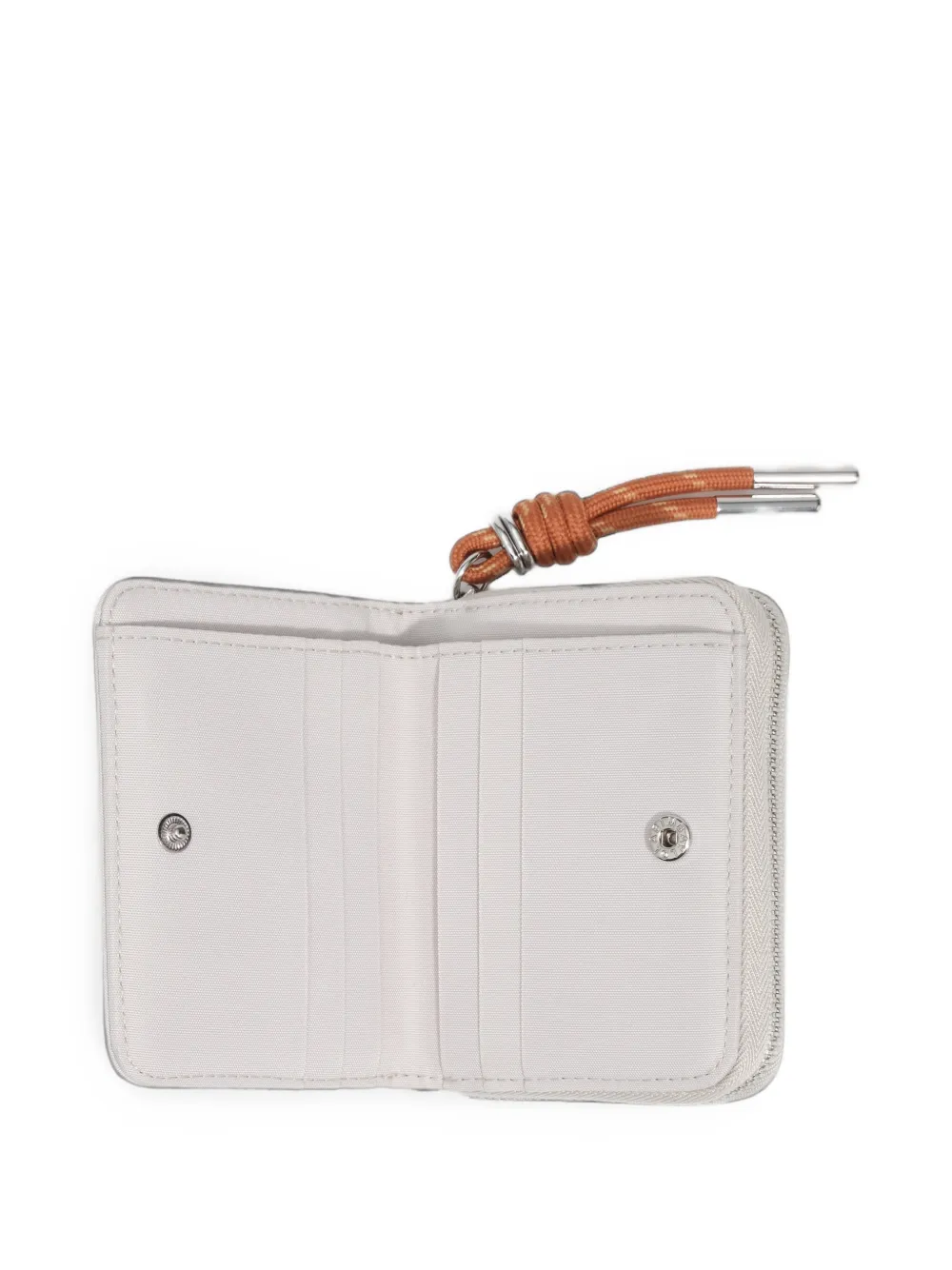 BIMBA Y LOLA Nylon portemonnee met omslag Beige