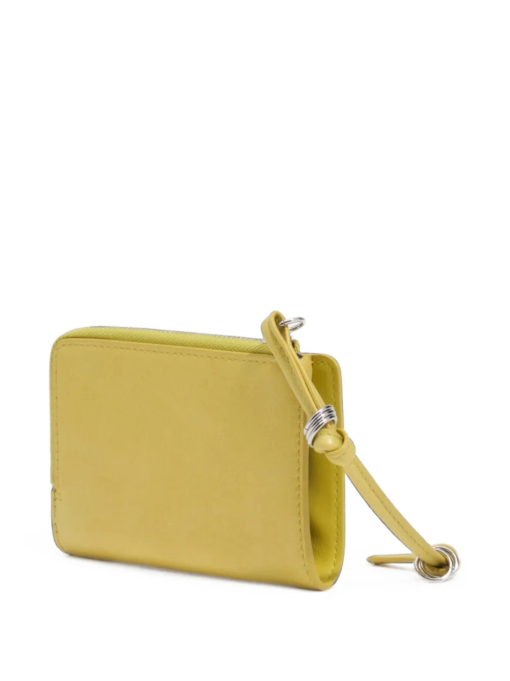 BIMBA Y LOLA Compacte leren portemonnee Geel