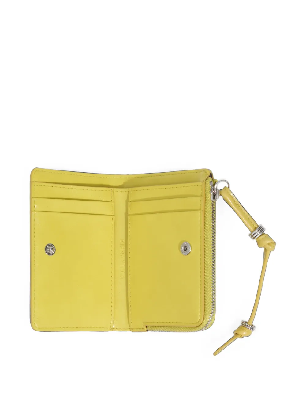 BIMBA Y LOLA Compacte leren portemonnee Geel