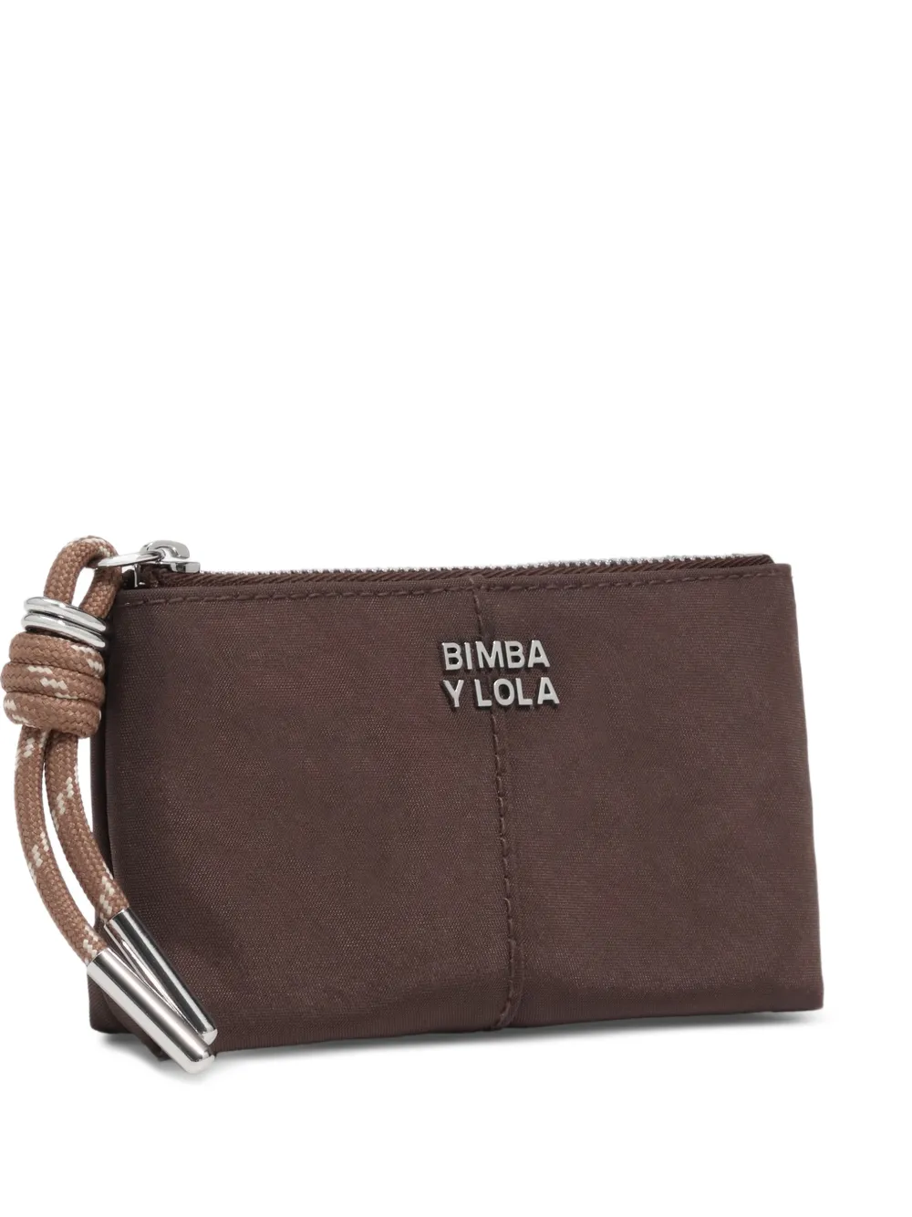 BIMBA Y LOLA nylon coin purse - Marrone