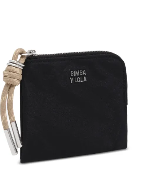 BIMBA Y LOLA black nylon coin purse