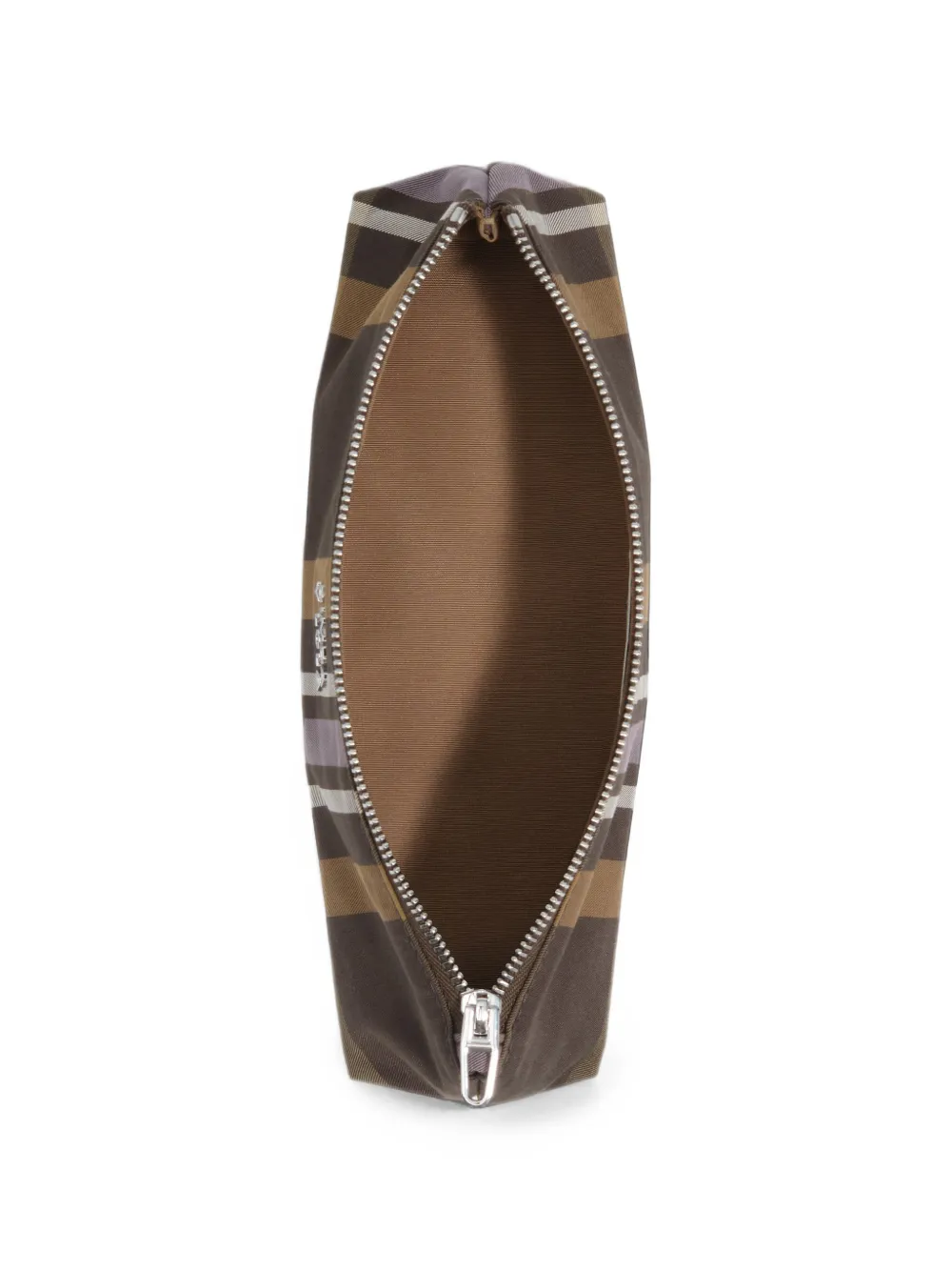 BIMBA Y LOLA Hunter Green hoesje met tartan-ruit en jacquard Bruin