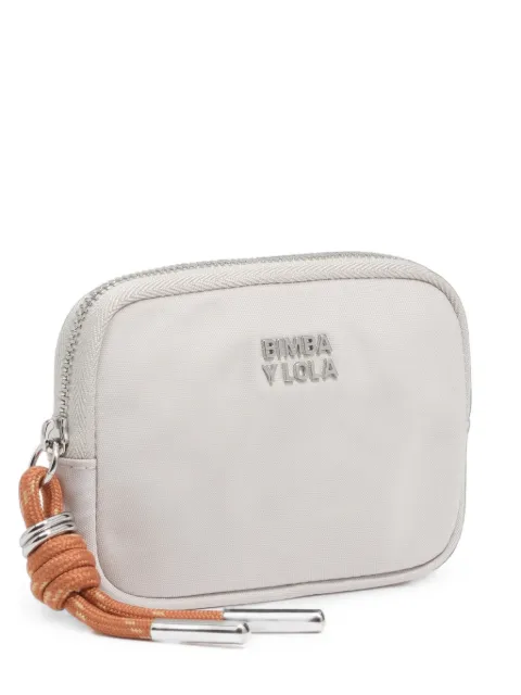 BIMBA Y LOLA sand nylon coin purse