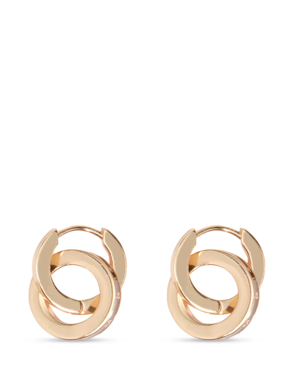 BIMBA Y LOLA boucles d'oreilles à anneaux entrelacés
