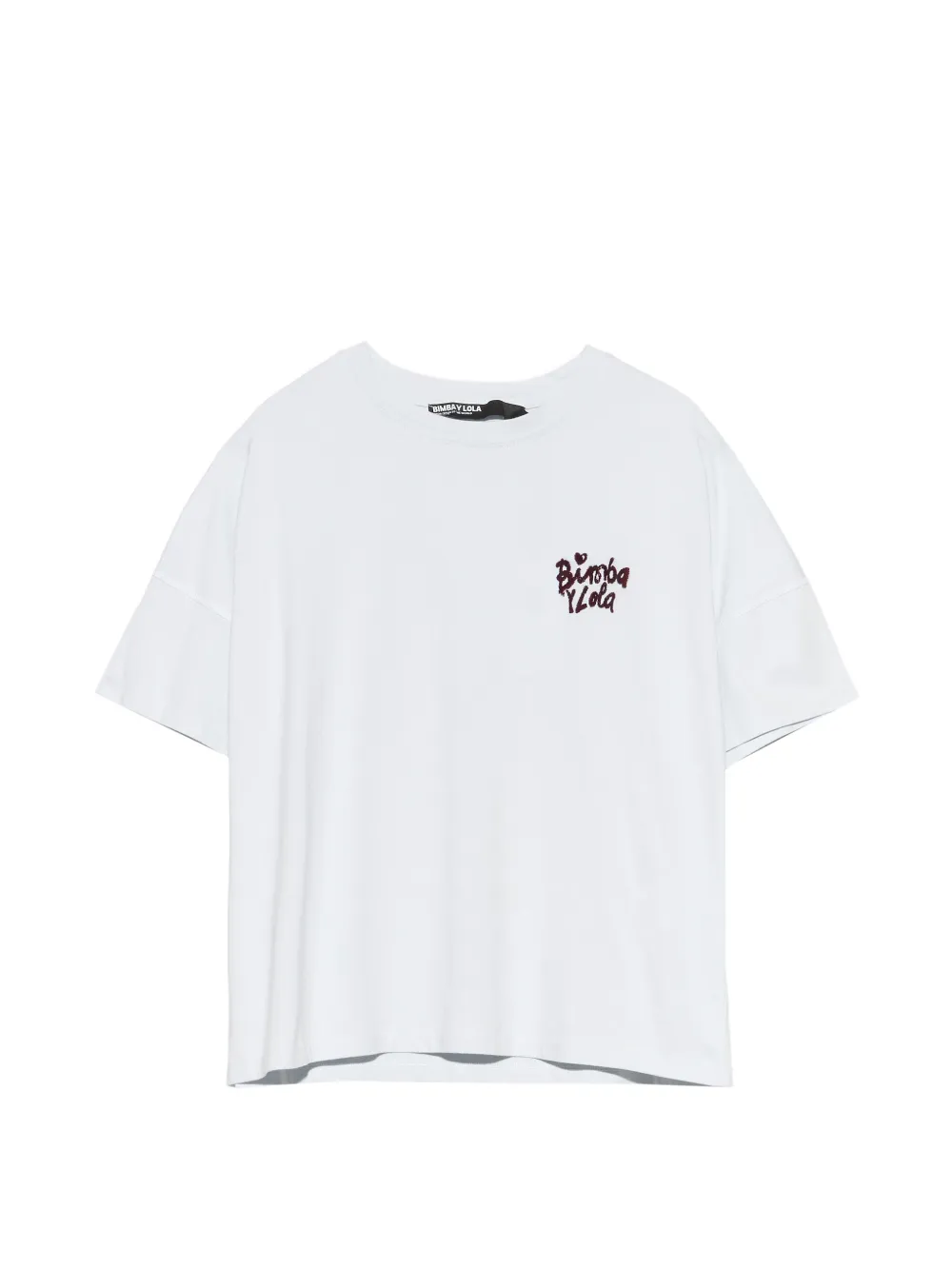 BIMBA Y LOLA Katoenen boxy T-shirt Blauw