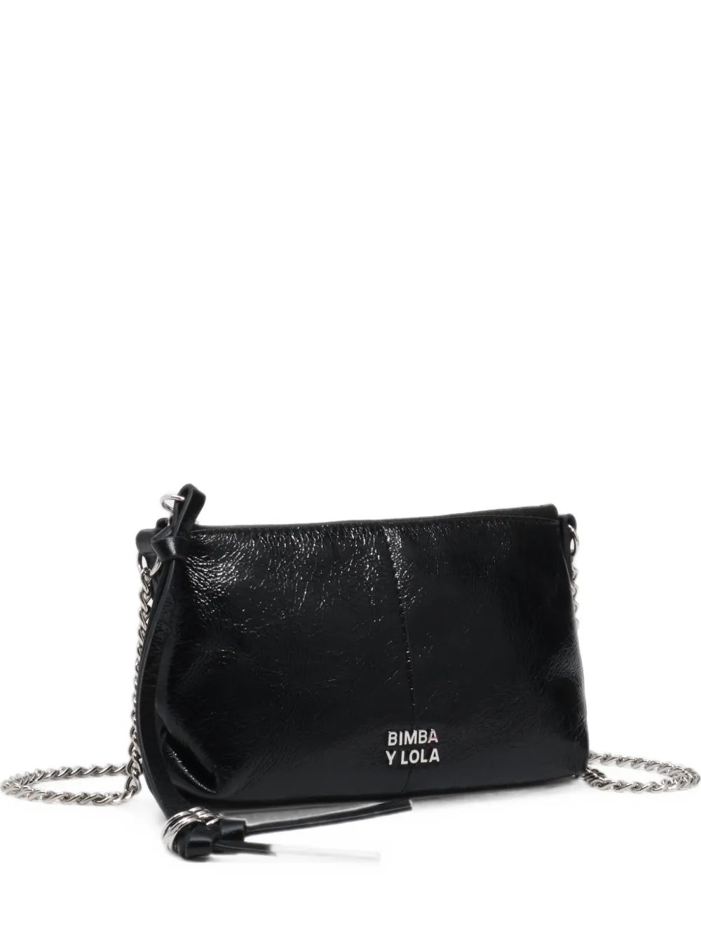 BIMBA Y LOLA mini black leather bag · OS