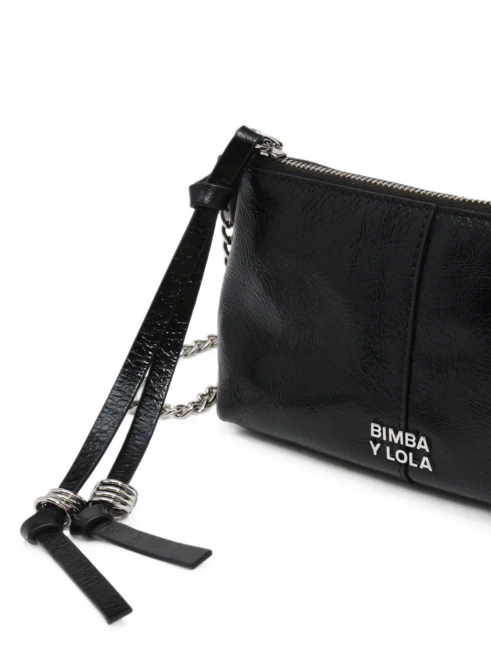 BIMBA Y LOLA Leren mini-tas Zwart