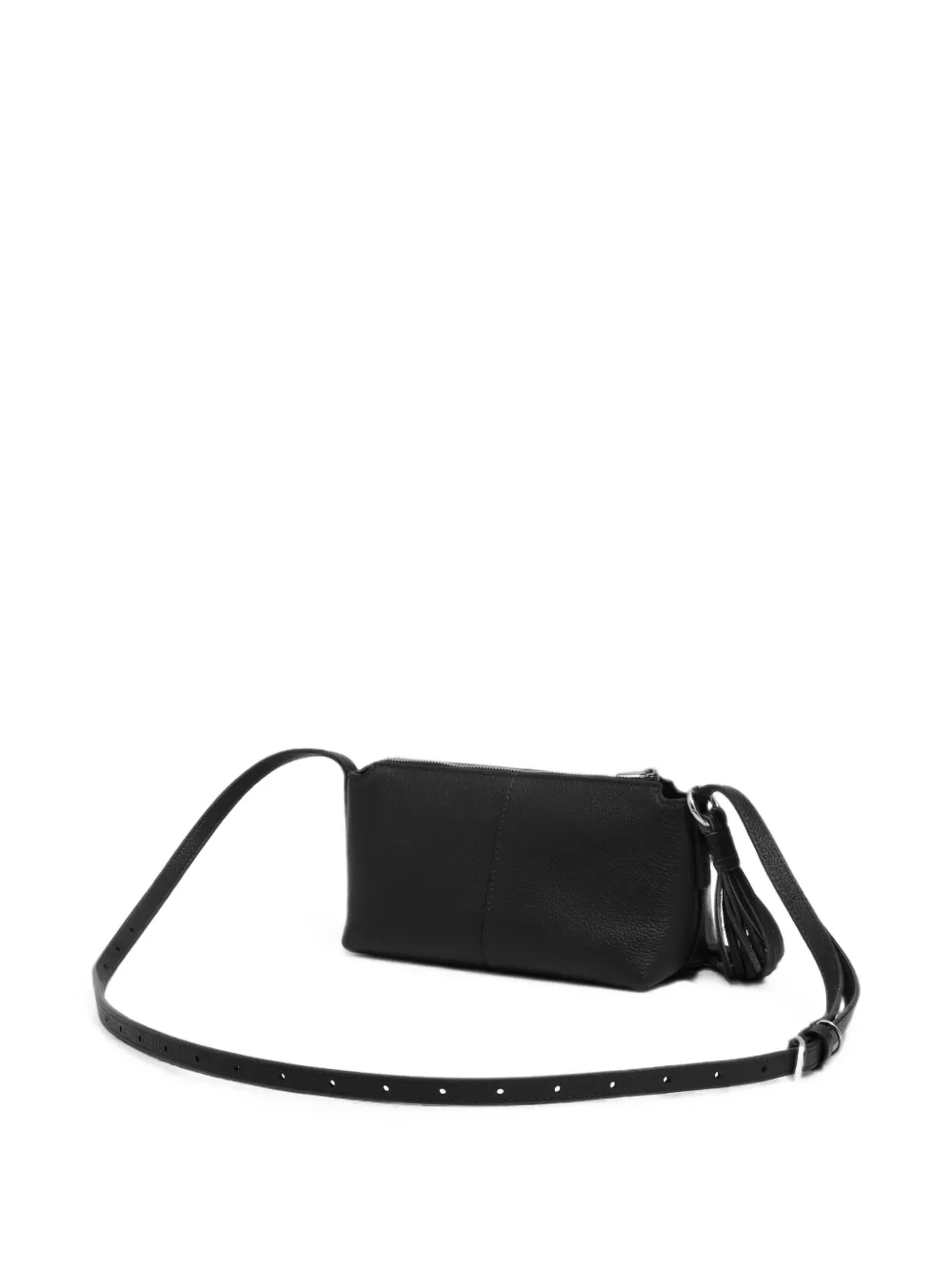 BIMBA Y LOLA Leren mini-crossbodytas Zwart