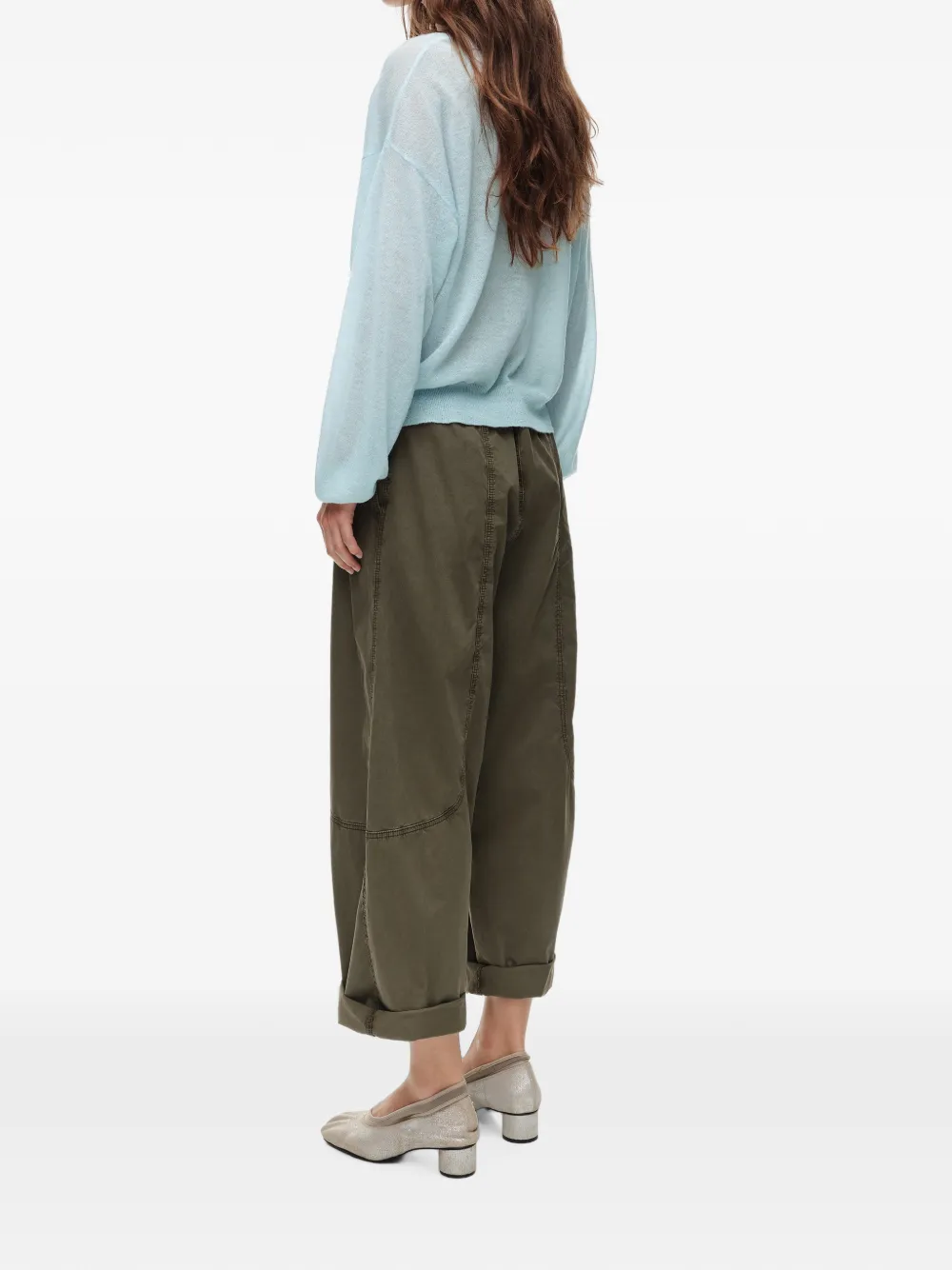 BIMBA Y LOLA Wollen trui met V-hals Blauw