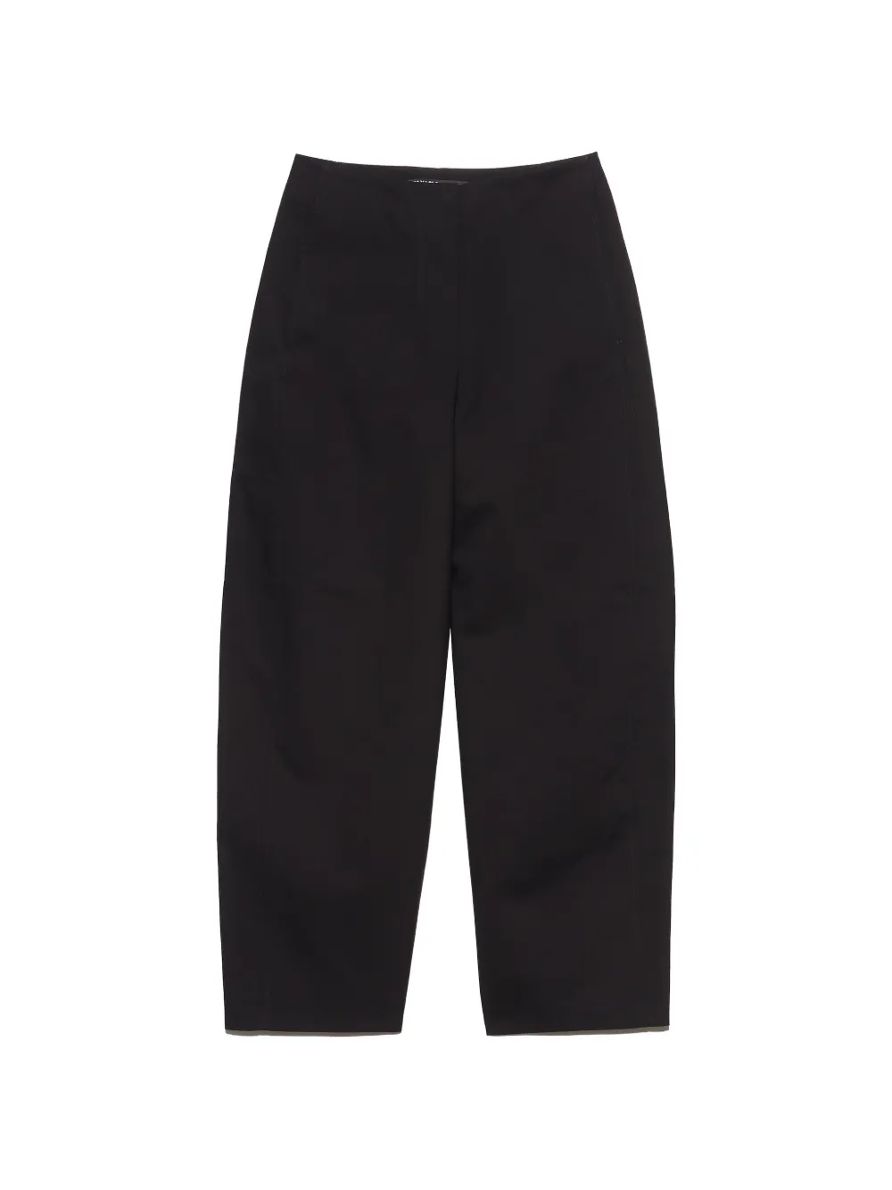 BIMBA Y LOLA black barrel-pants with decorative stitching