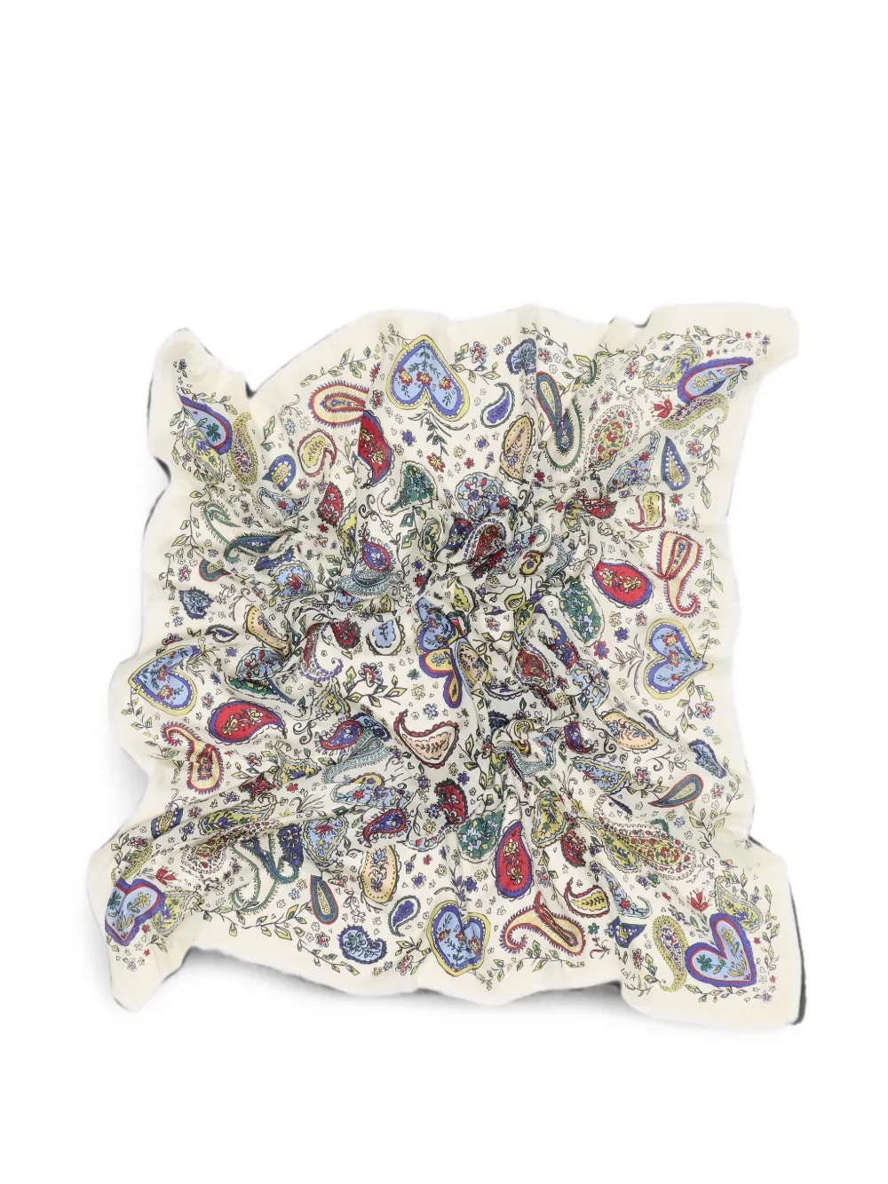 BIMBA Y LOLA Sjaal met paisley-print Beige
