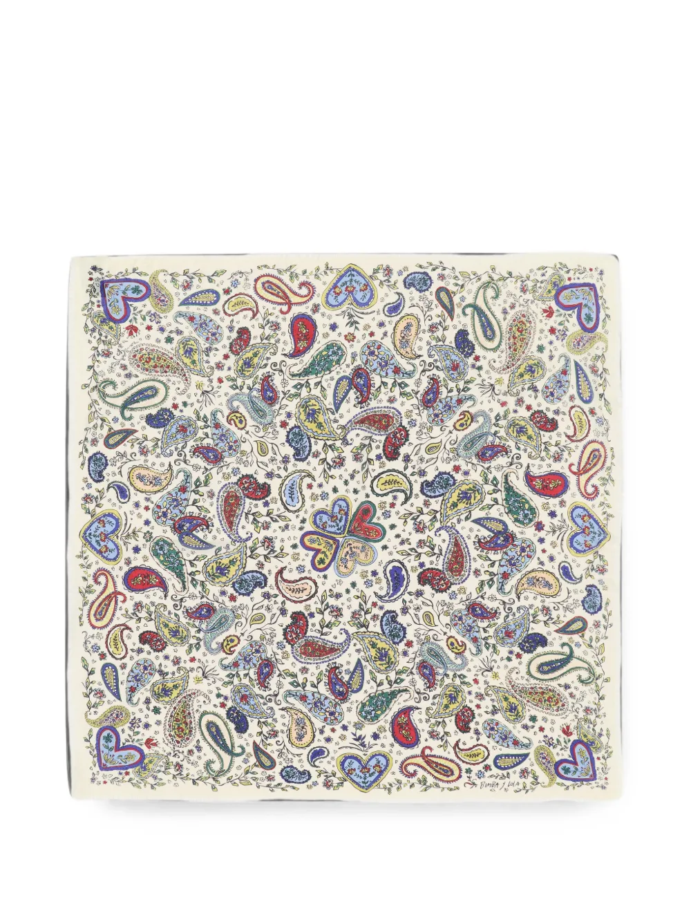 BIMBA Y LOLA Scialle con stampa paisley - Toni neutri