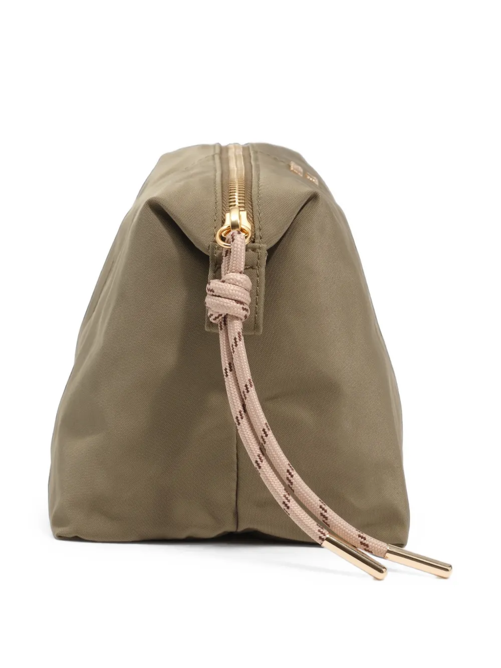BIMBA Y LOLA large olive nylon trapecio make-up case - Marrone