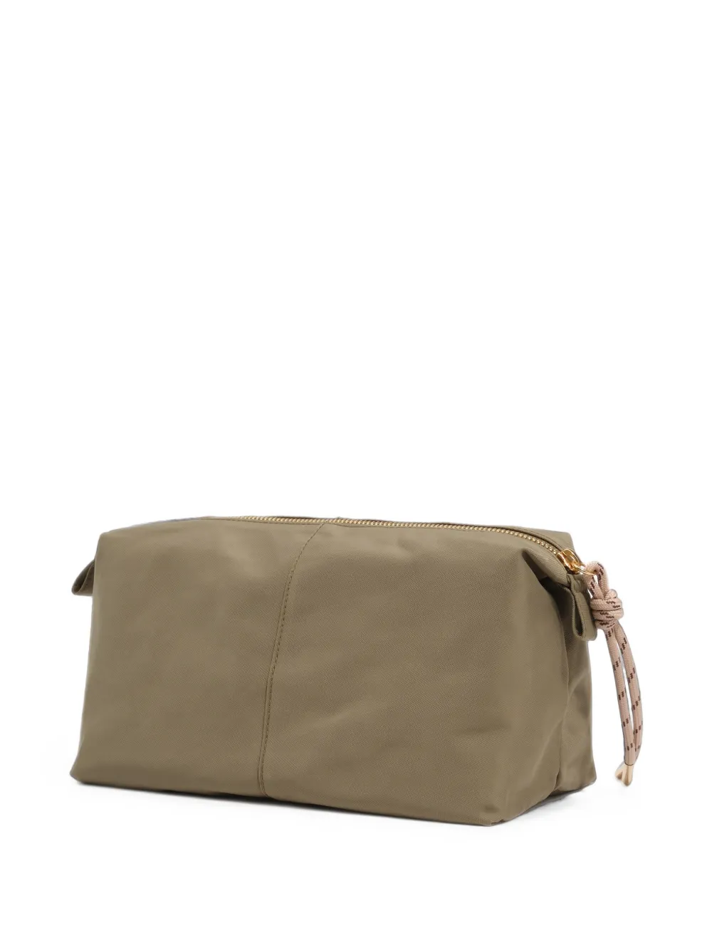 BIMBA Y LOLA Grote Olive Trapecio make-up tas van nylon Bruin