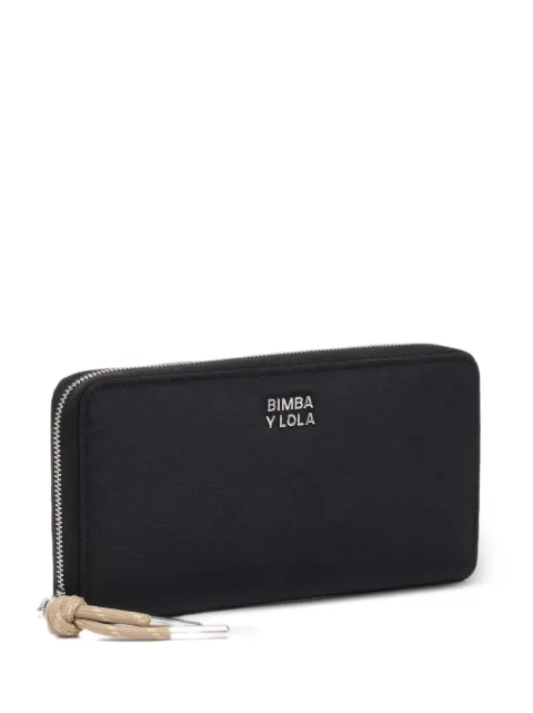 BIMBA Y LOLA large black nylon wallet