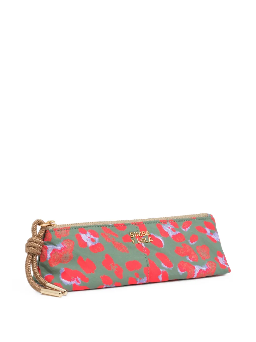 BIMBA Y LOLA Custodia per acquamarina leopardata in nylon - Verde